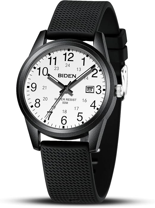 Mens Watches Analog Quartz Sports Unisex 30M Waterproof Nurse Watch for Men Wome