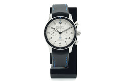 Bremont Boeing 247 BB247‑SS/WH/R Chronograph Chronometer White Dial Box & Papers