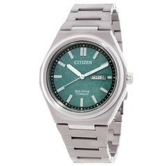 Citizen Zenshin Three-hand Green Dial Men’s Watch AW0130-85X