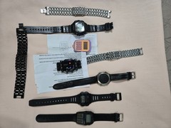Vintage Digital Watches Solar Binary Calculator