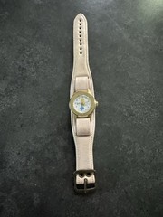 Vtg Barbie Mattel 1973 Bradley Manual Wind Moving Hands/Arms Watch Original Band