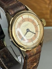 Vintage Rare Wittnauer “WEEMS” Cal. 10TS Solid 14k Gold Case