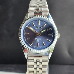 Vintage HMT Kohinoor Fluted Bezel Mechanical Hand Winding Wrist Watch A24