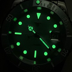 20ATM Diver 40mm Gradient Dial Miyota 8215 Sapphire Glass Auto Mens Watch Lumen