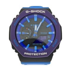 Casio G-Shock GA-2100THS Purple Resin Watch Rubber Band + Replacement From Japan
