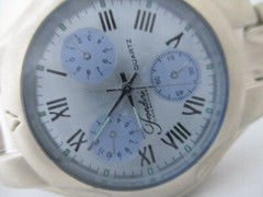 Frondini Collection Men’s Swiss Parts Silver Toned Analog Watch