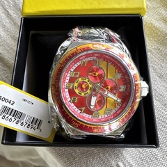 NEW Invicta Racing Stryketach 50mm Red Yellow BlkMen’s Watch 50042 Free Shipping