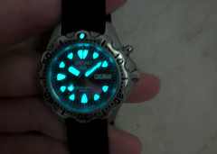 Seiko AGS Kinetic SBBW019 5M23 Purple Scuba 200M JDM | New Capacitor/Excellent