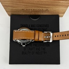 Shinola The Runwell Men’s 41mm with Tan Leather Strap Chronograph Quartz Watch