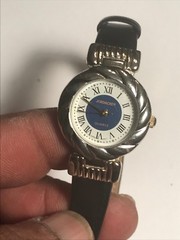 Nice Vintage Ladies Black Band Jordache Analog Watch