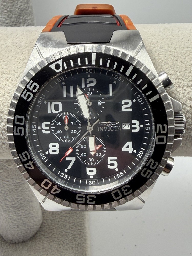 Invicta 12412 New Battery Mens Pro Diver Watch 53MM 8.5″ Master Of The Oceans