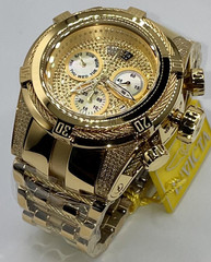Invicta Reserve Bolt Zeus 53mm Gold 1.81 Ct Diamond MOP Dial Men’s Watch (39382)