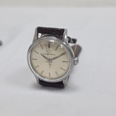 Vintage Swiss Eterna-Matic Automatic 17 Jewel MensnDate Stainless Wrist Watch