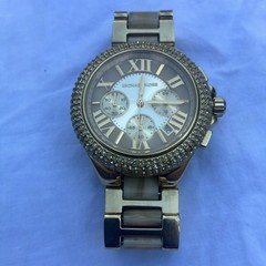 Michael Kors MK5902 Camille Gold Watch 43mm Glitz Bezel Tortoise Horn