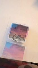 Clouds/sunset Screen Mod For Casio Royale AE-1200 Watch. X6. Watch Not included
