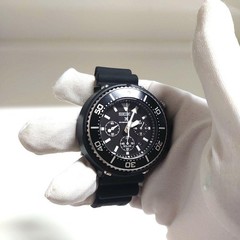 Seiko Prospex SBDL035 Tuna Can Solar Diver 46mm Black SS Quartz Limited Ed
