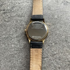 Vntg Arjang & Co. Stamp Series Womens Watch USPS “Love” Rose Stamp Dial Bin Z