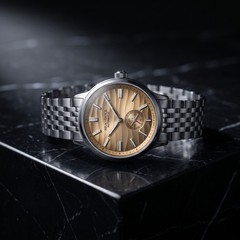 Seagull Natural Series Automatic Mechanical Watch 6180 Polaris Wave Dial 40mm