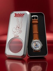 NOS 1990s Citime Asterix Obelix Watch Original Tin Box Papers Sealed France