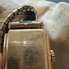 Vintage Wittnauer Jewel Men’s Wrist Watch Engraved Presidential Award 10k GF