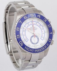 PAPERS Rolex Yacht-Master II NEW HANDS 44mm Blue 116680 Stainless YM2 Watch BOX