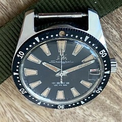 Vintage {Prof. SERVICED} ShangHai 114 Diver SS4 Chinese Military Watch (1540)