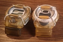 JUNK FOR PARTS 2x Casio Baby-G BG-390 & BGT-100 Module 1678 1805 | Dead battery