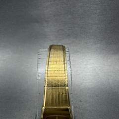 Seiko Tank Watch Women 13mm Champagne Dial Gold Tone Rectangle 2e20-5139 NewBatt