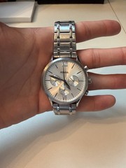 Fossil Fenmore Multifunction BQ2810 Men’s Silver Stainless Steel Watch 44mm