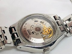 SWATCH Irony Skeleton Automatic Watch Running Clear Dial Stainless Steel #2828