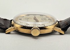 Vintage 50’s Technos 21 Jewel Automatic Men’s Watch ~ Running Great !!
