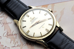 Vintage 14K / SS Omega Constellation 167-005 Turtle Lugs caliber 551.Excellent !