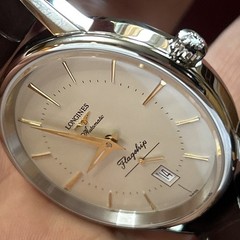 Longines Heritage Flagship Silver Dial Mens Watch 38.5mm L4.795.4.78.2