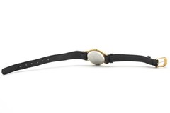 [Exc+5] CELINE D2901-3 Vintage Gold Carriage Logo Dial Ladies Dress Watch