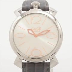 【Mint】 Gaga Milano Manuale 5090 Quartz Stainless Unisex Watch From JAPAN WT60