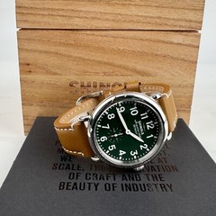 Shinola The Runwell Men’s 41mm with Tan Leather Strap Chronograph Quartz Watch