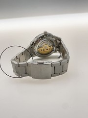 SEIKO Automatic Mechanical Watch Analog BLU SLV 4R35 05A0