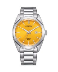 CITIZEN Men Analog Quartz Casual Watch Classic Dress Gold color Dial Waterproof