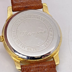 Dejuno Save Animals Dolphin Watch 1993 Limited Edition Pigskin Band New Battery