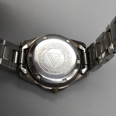 Guess Waterpro Womens Watch 30mm Blue Dial Silver Tone Date New Battery 5.75″