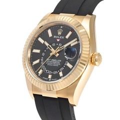Rolex Sky-Dweller 336238 Yellow Gold 42.0mm Black Dial Automatic #YKW095