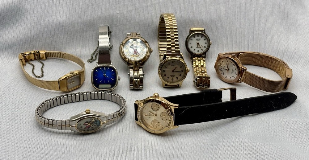Lot of eight (8) Pre-owned Women’s Watches