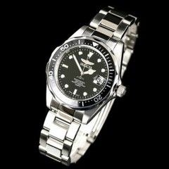 Invicta Men’s Watch Pro Diver Black Dial Quartz Stainless Steel Bracelet 8932