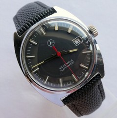 Mercedes Benz Vintage Classic Sport Car Accessory Germany Made Automatic Watch