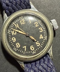 Vintage Elgin WWII-Korean War Military Issue Air Force Pilot Watch. Made In USA.