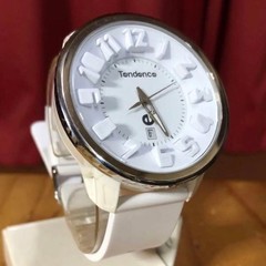 Tendence Gulliver White 50mm Quartz Watch