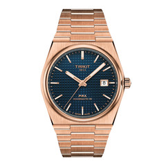 Tissot PRX Powermatic 80 40mm Blue Dial Rose Gold Watch T1374073304100