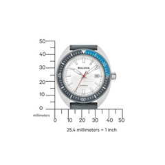 BULOVA Snorkel 98B449 White Quartz Men’s Watch New in Box