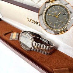 [Near Mint w/Box Links] Longines Conquest Ti VHP Titanium Men’s Gold Gray Dial