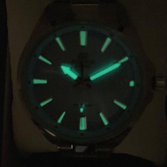 Casio Edifice EFV-100DJ-2BJF Quartz Mens Watch Light Blue Dial Full Metal Japan